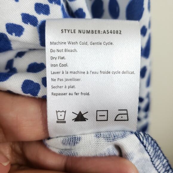 One September | Blue & White Top, Size Small - Picture 5 of 5